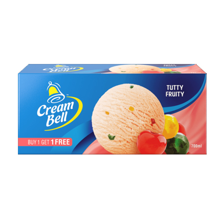 Cream Bell Ice Cream Tutty Fruity